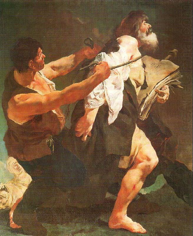 PIAZZETTA, Giovanni Battista St. James Led to Martyrdom china oil painting image